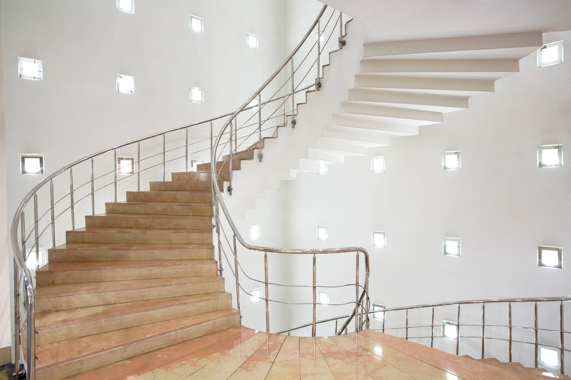 Marble stairs